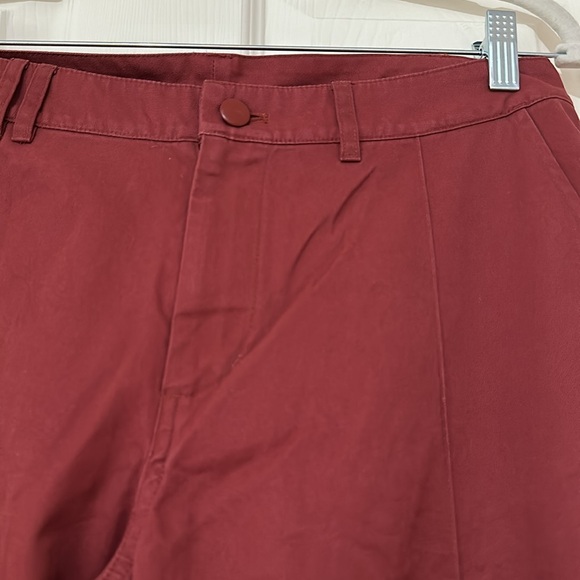 Oversized maroon adidas cargo skater pants - Picture 2 of 3
